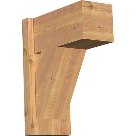 Traditional Block Smooth Outlooker, Western Red Cedar, 7 1/2W X 14D X 18H